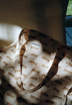 Sac week-end maternité coton motif love