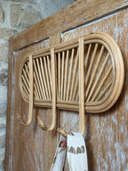 Patère en rotin solel