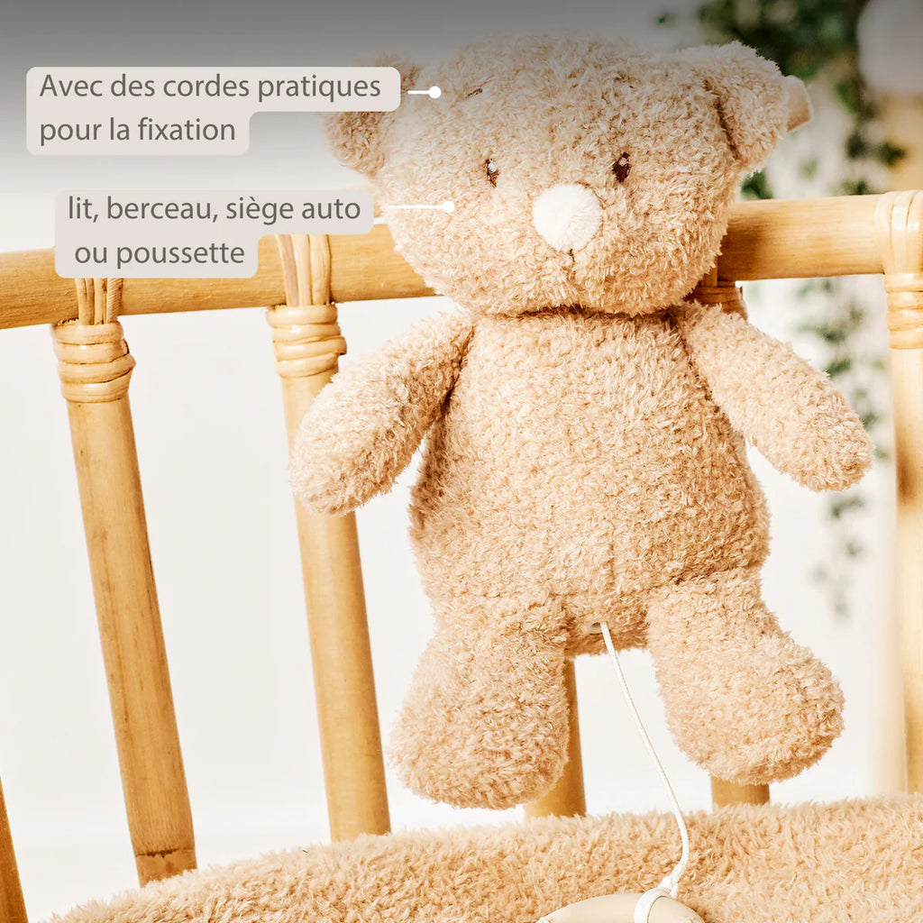 Peluche musicale ours bouclette