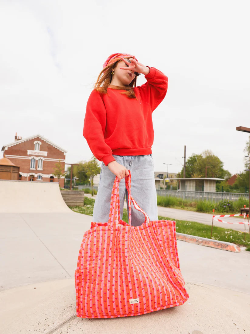 Sac cabas Coeur pop