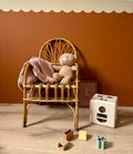 Chaise enfant en rotin vintage