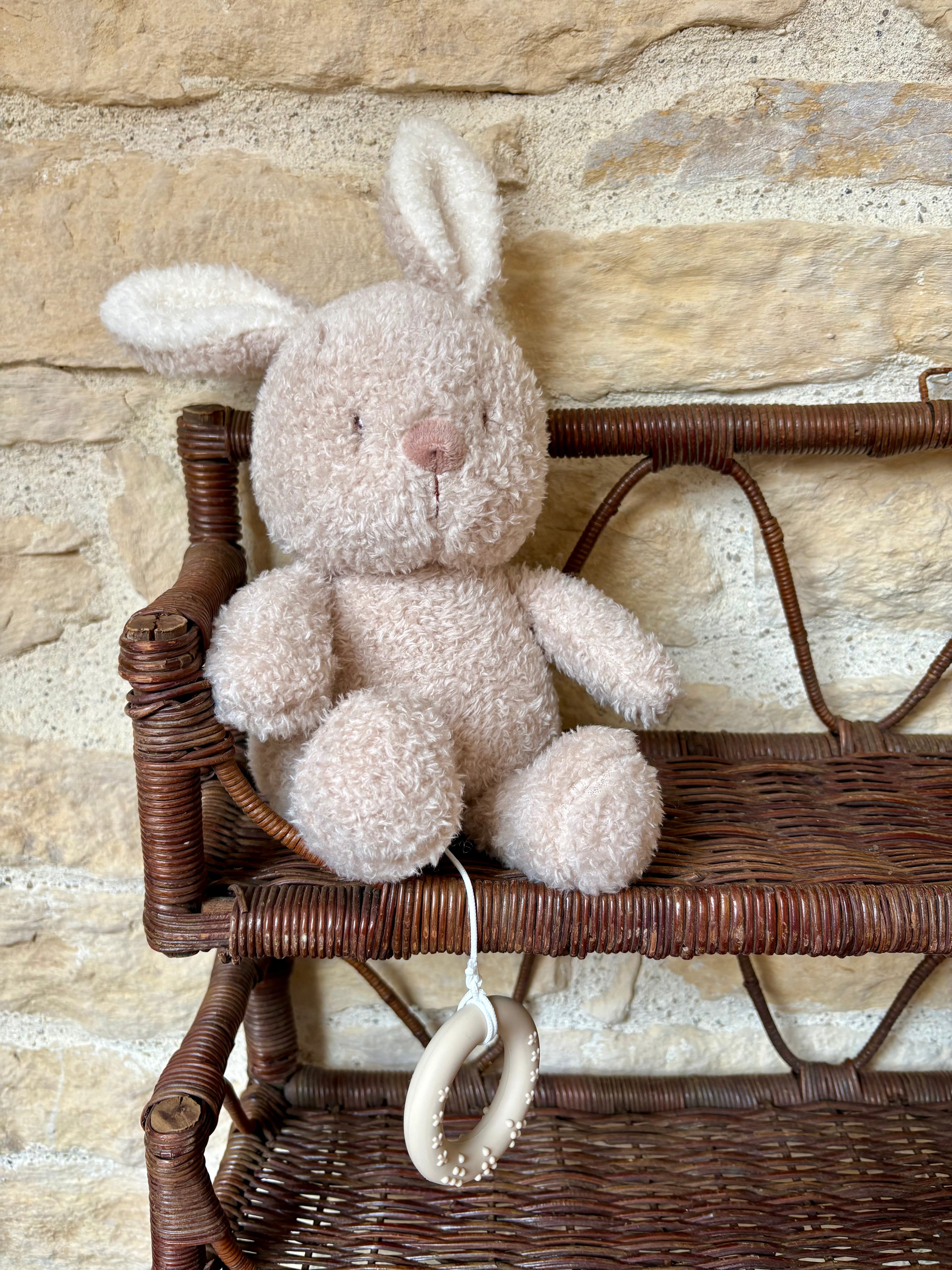 Peluche musicale lapin bouclette
