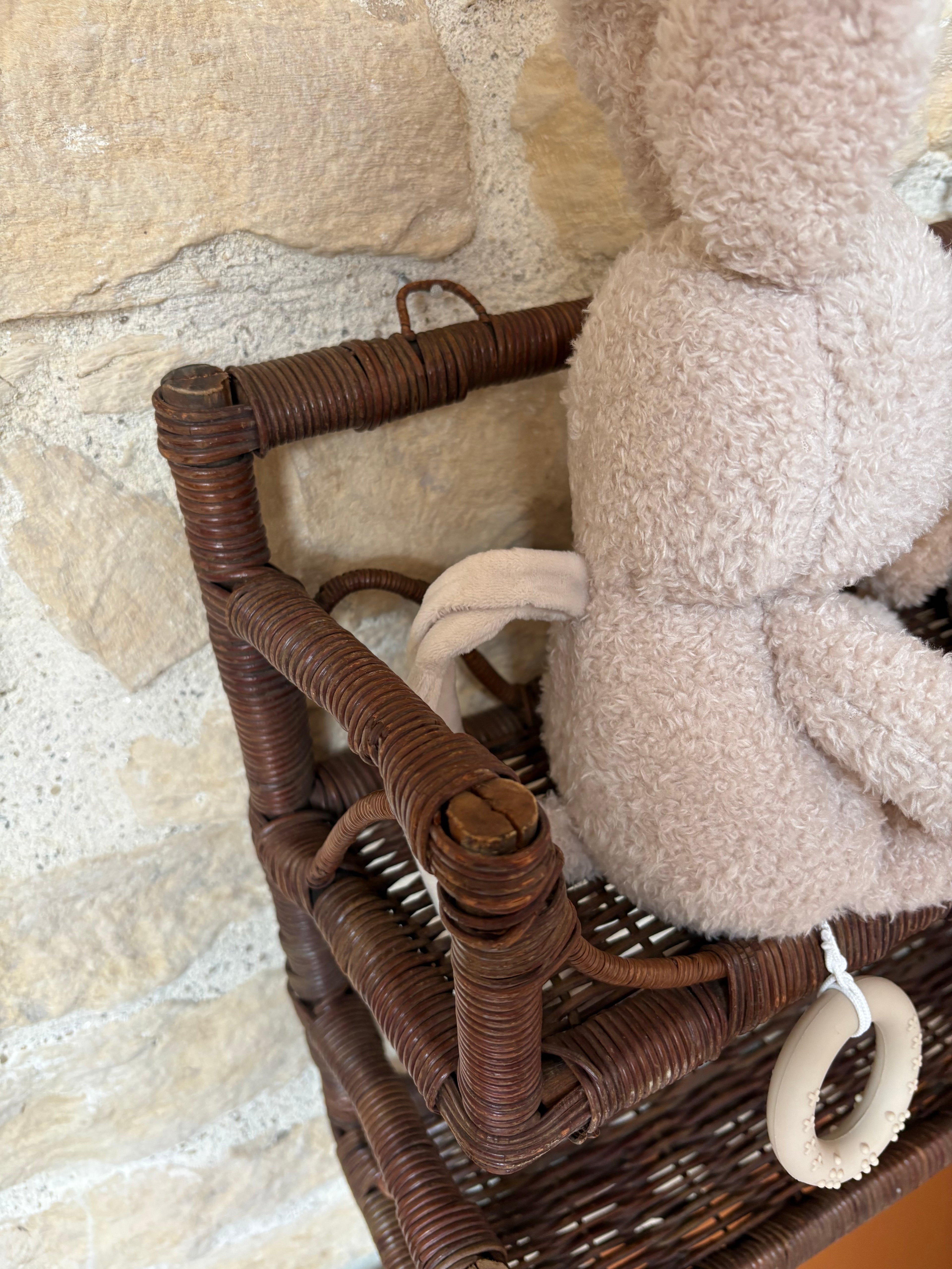 Peluche musicale lapin bouclette