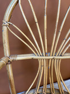 Chaise enfant en rotin vintage