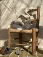 Poncho de bain ours beige